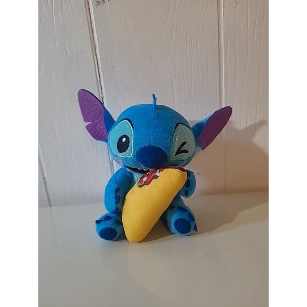 Disney Lilo & Stitch Stitch with Tacos Stuffed Toy 6" Small